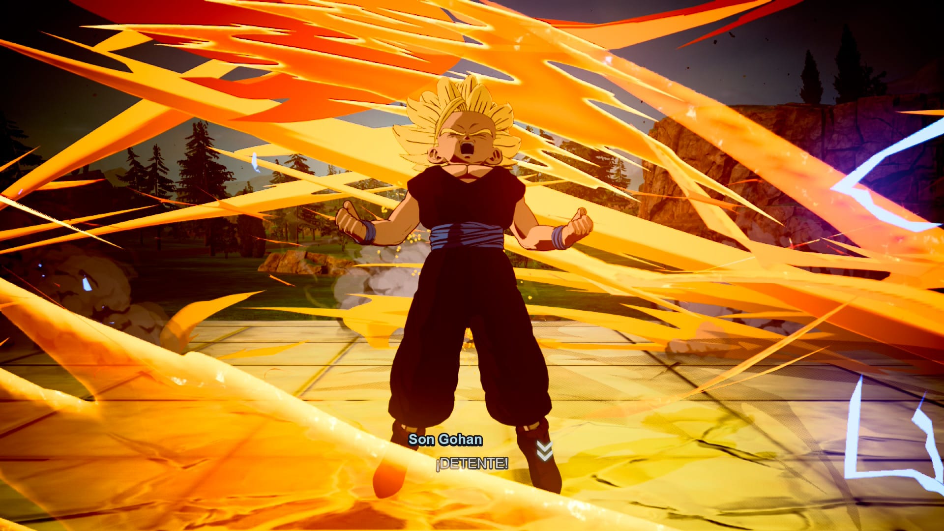 Gohan en uno de los momentos clave de Dragon Ball Z.