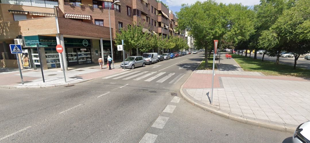 La avenida Antonio López, en Pinto