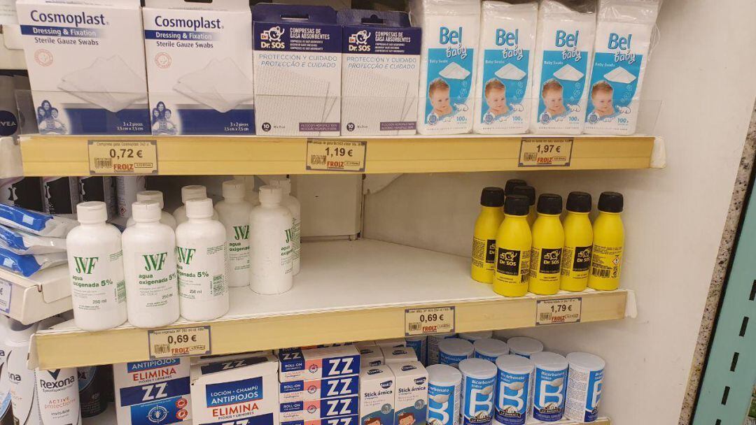 Situación actual de un supermercado de Pontevedra