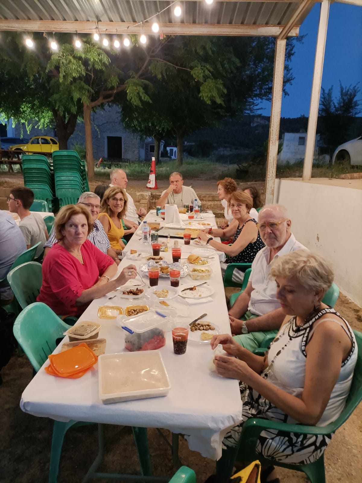 Cena a la fresca en La Zafra