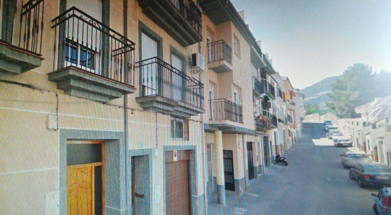 Calle de la Pedrosa de Cazorla donde ha sido hallado muerto en su vivienda  el hombre de 80 años