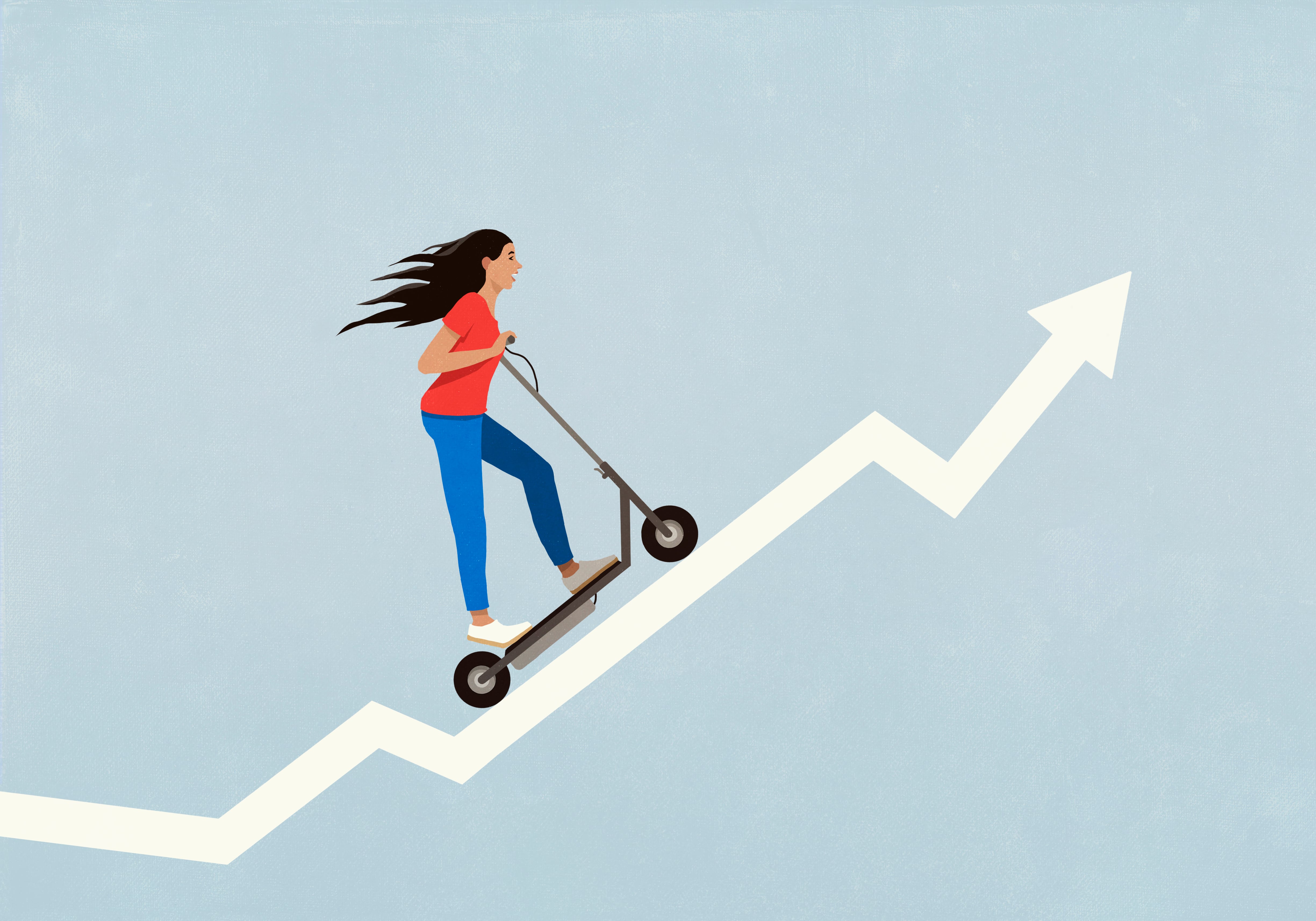 Ilustración sobre emprendedores