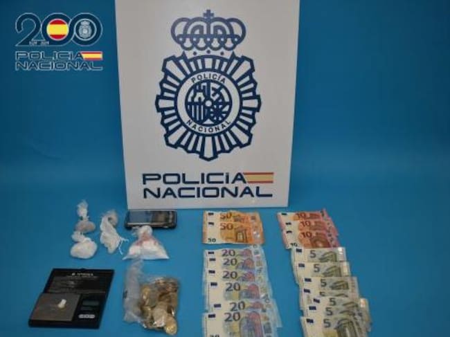 Efectos intervenidos en operativo antidroga en Puertollano