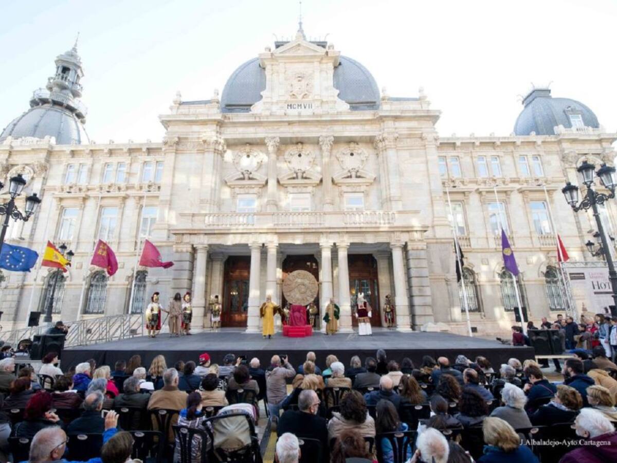 El Lavatorio de Pilatos volverá a representarse esta tarde ante el Palacio Consistorial