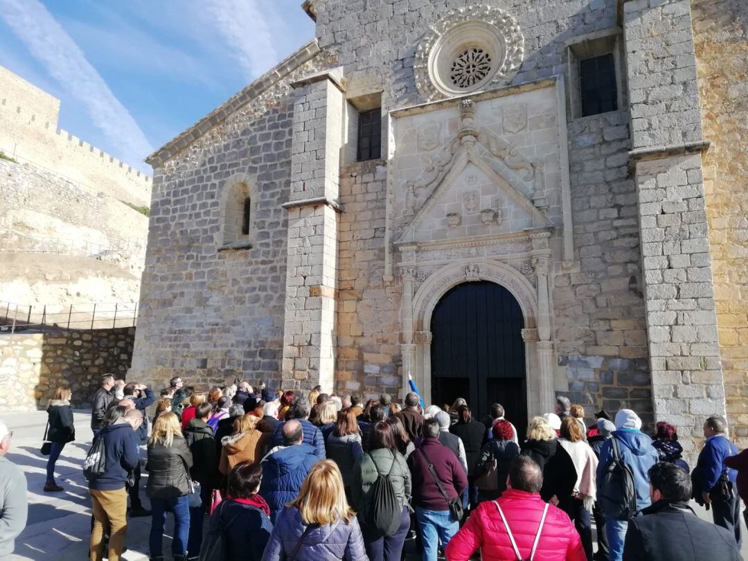 Grupo de turistas en Santa María