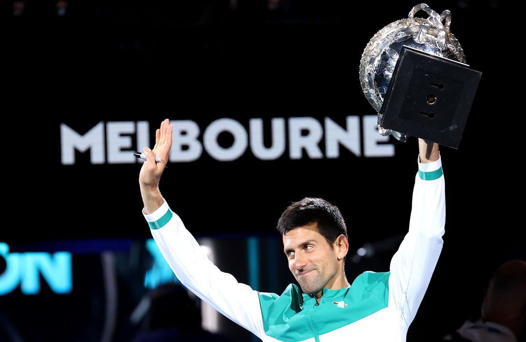 Novak Djokovic, actual campeón del Open de Australia