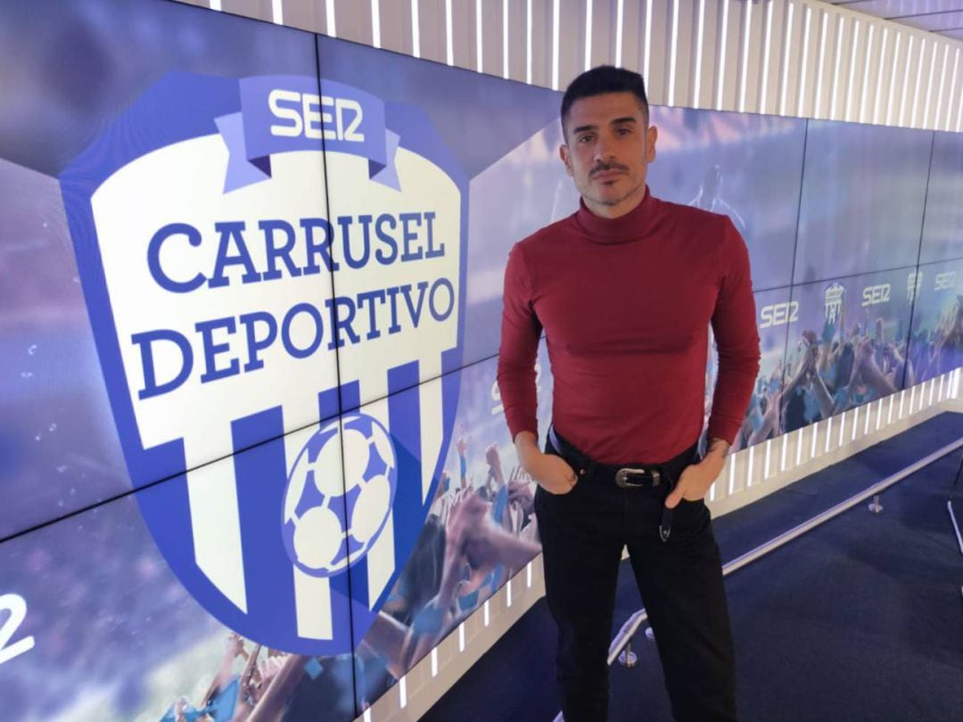 Álvaro Benito, en el estudio de Carrusel Deportivo. 