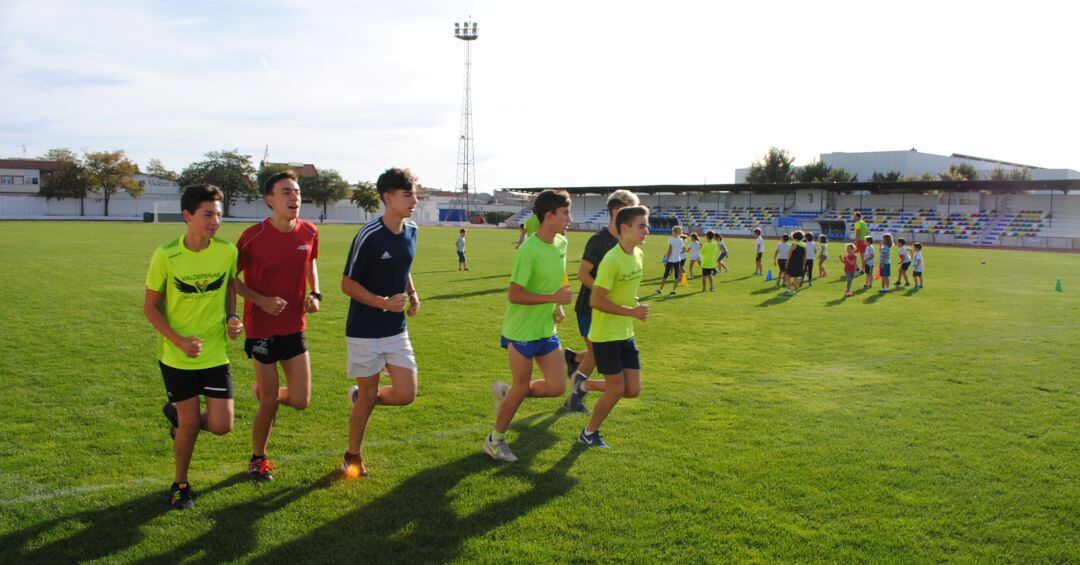 Imagen de archivo de las escuelas deportivas del pasado 2019 en Valdepeñas (Ciudad Real)