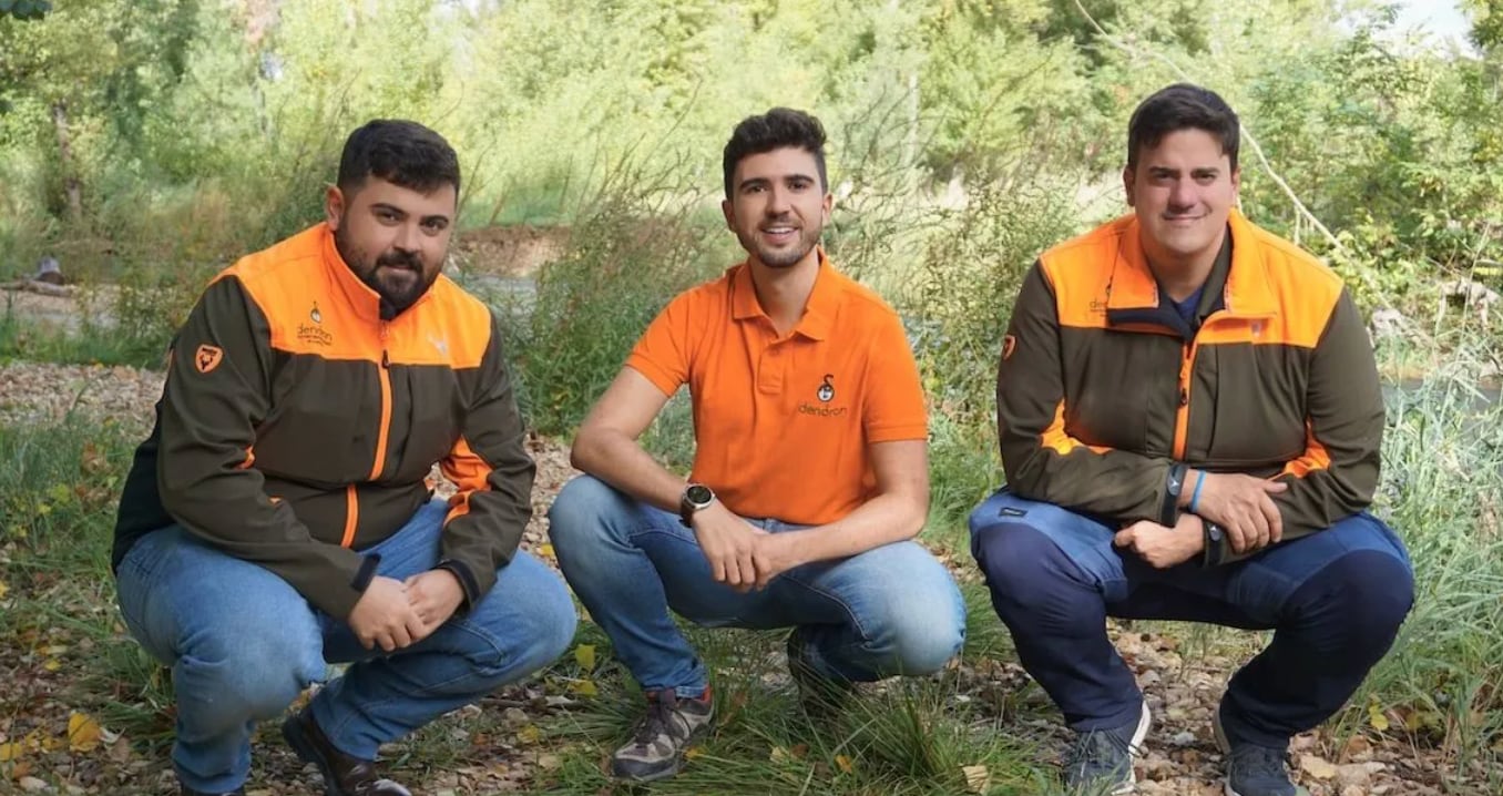 Diego López, Héctor Abarca y José Luis Solís, fundadores de Dendron Soluciones.