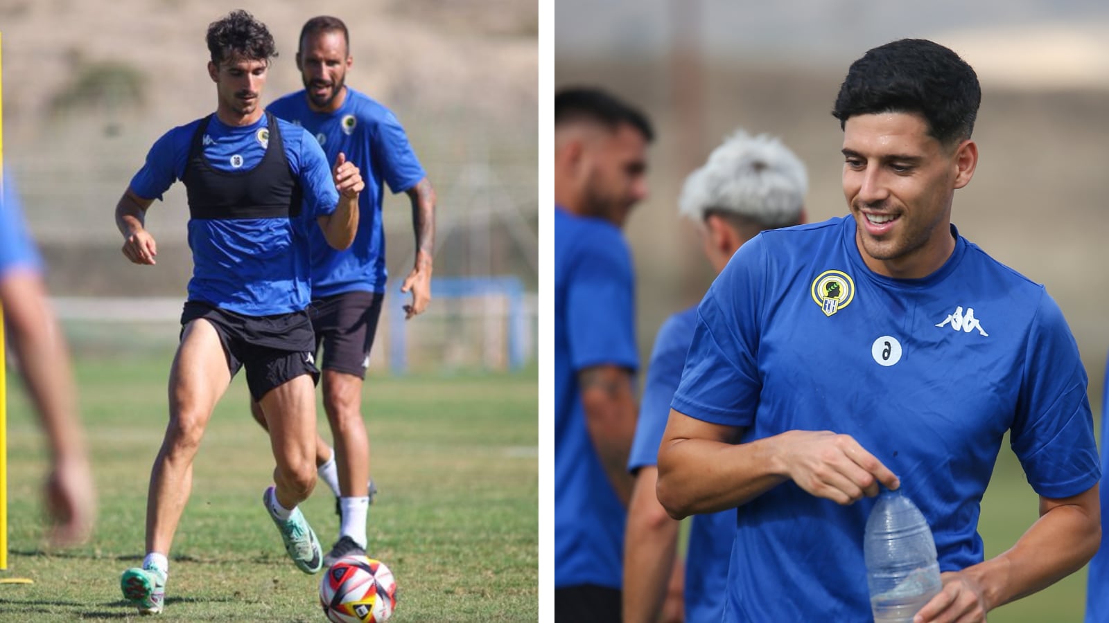 Oriol Soldevila y Roger Colomina, jugadores del Hércules CF