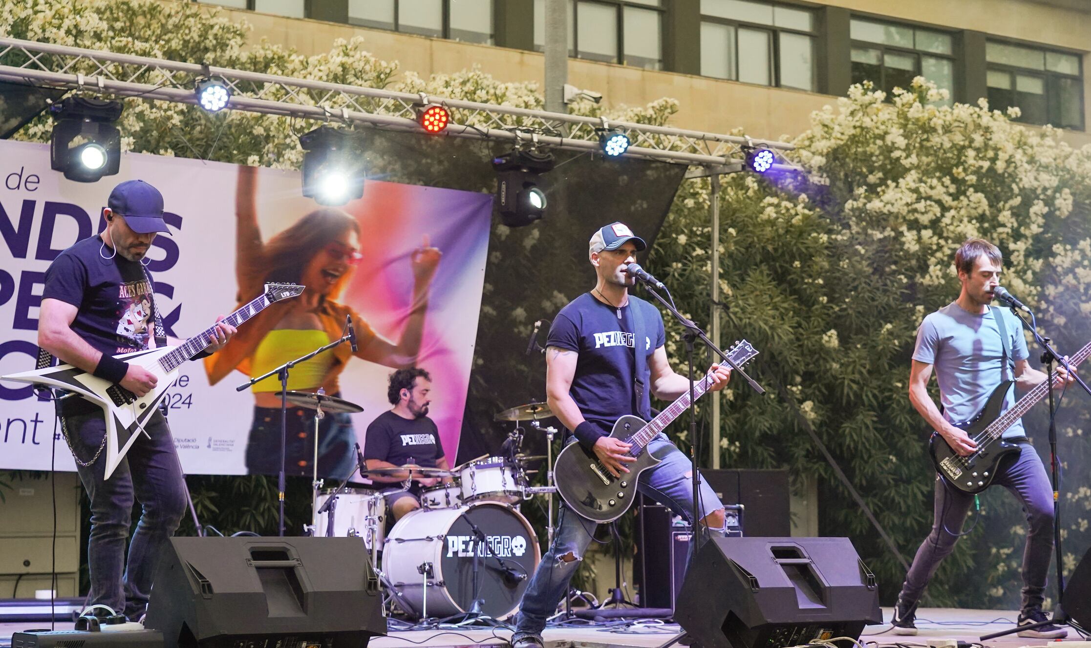 Concierto en vivo durante la pasada edición de la Fira de Tendes, Tapes i Rock