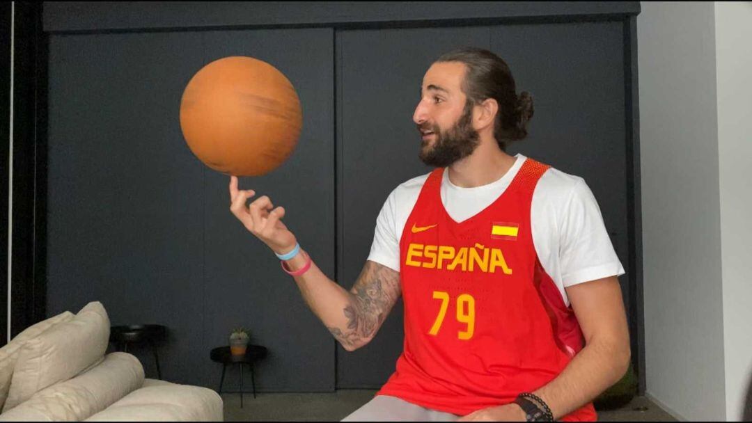 Ricky Rubio, en el programa &#039;Aprendemos en casa&#039;, de Clan.