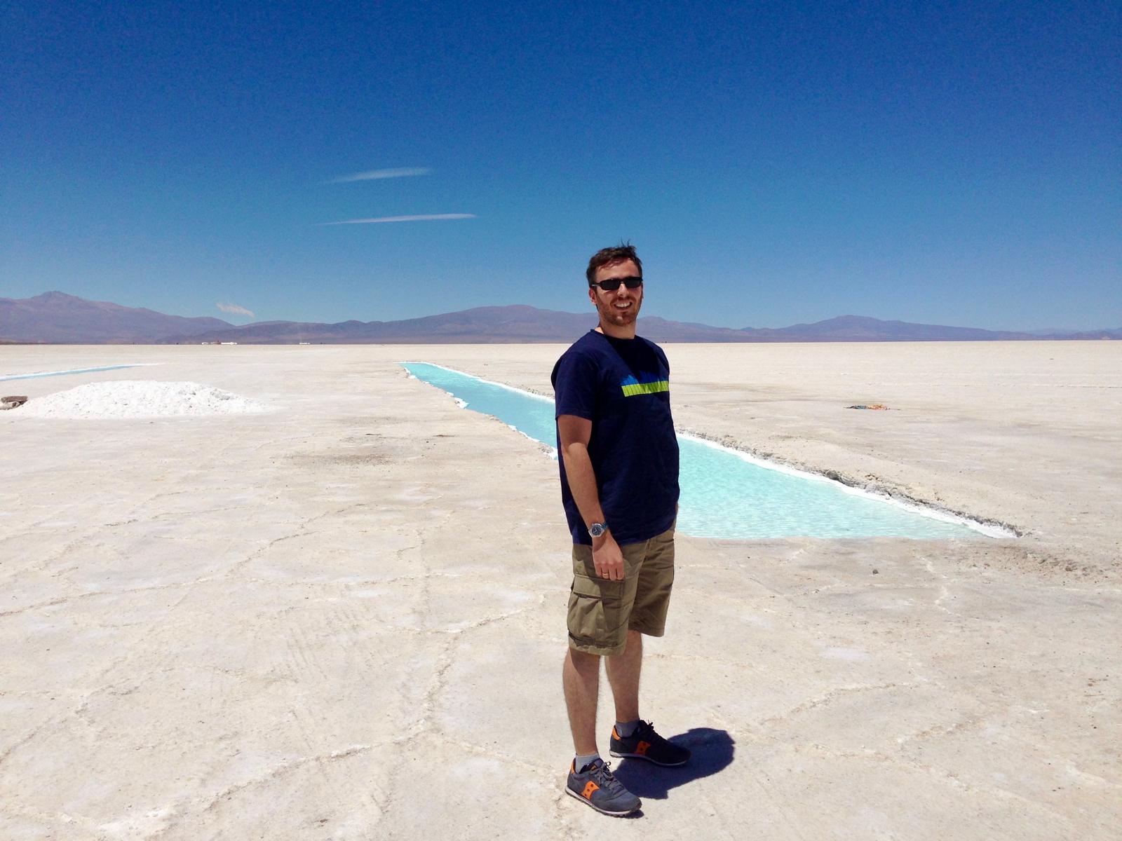 En Argentina en un viaje de trabajo