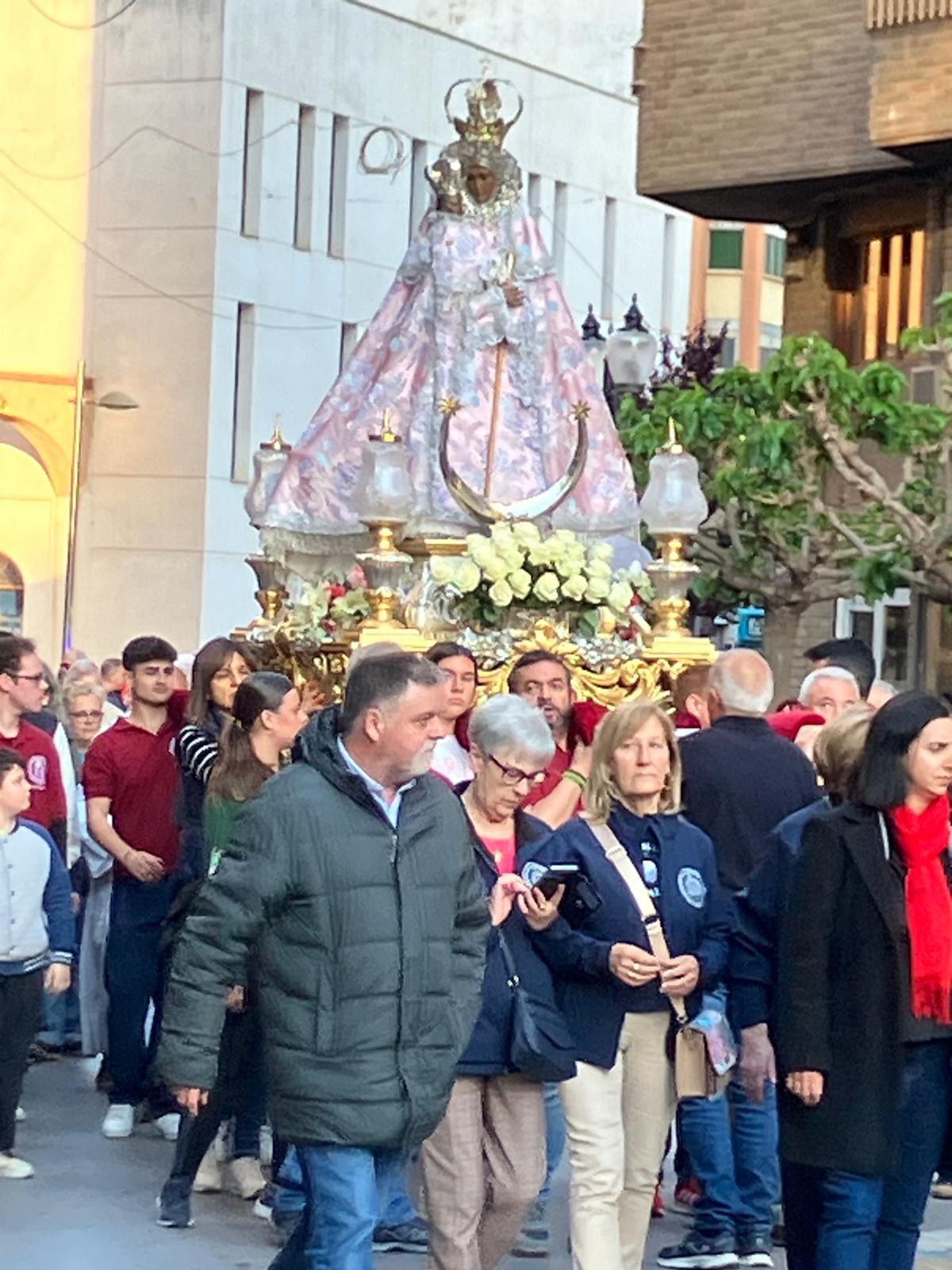 La Morenica, en la mañana del 1 de mayo