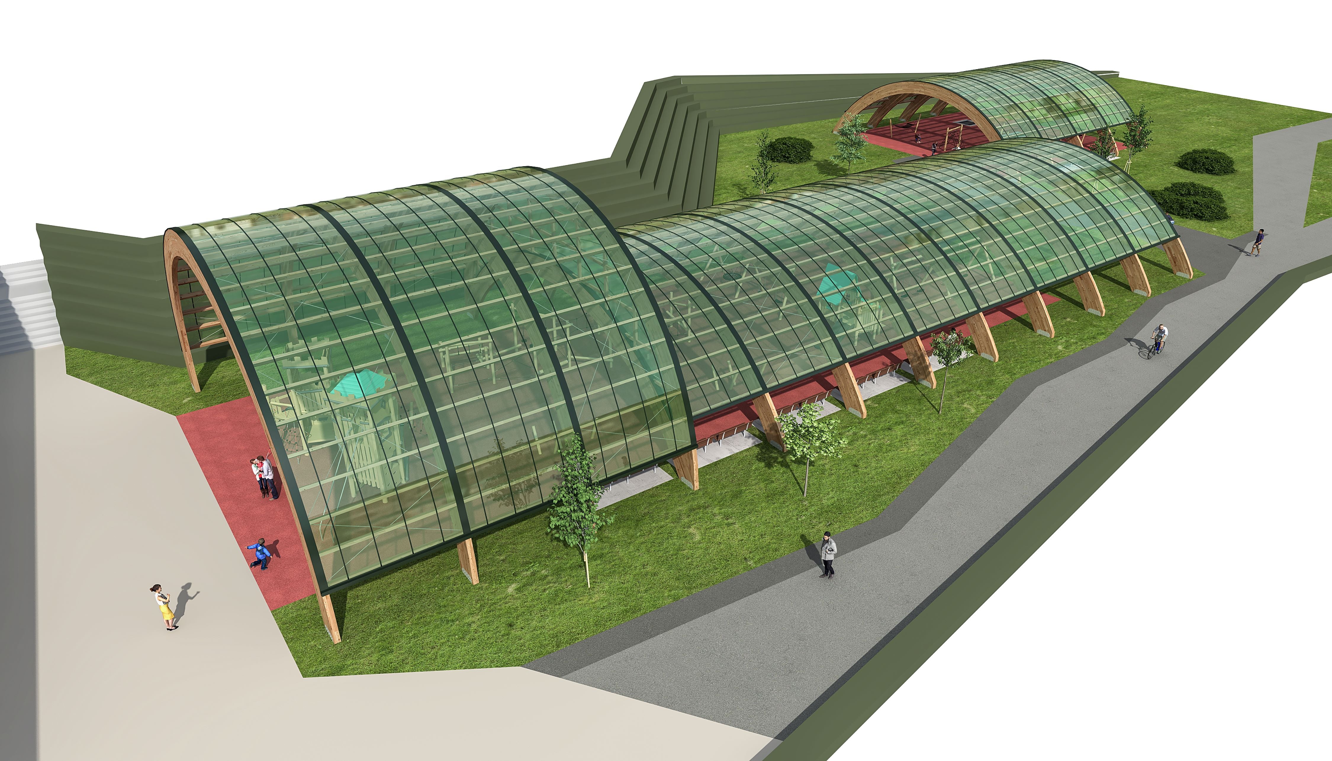 Obra de adecuamiento del Parque de Las LLamas