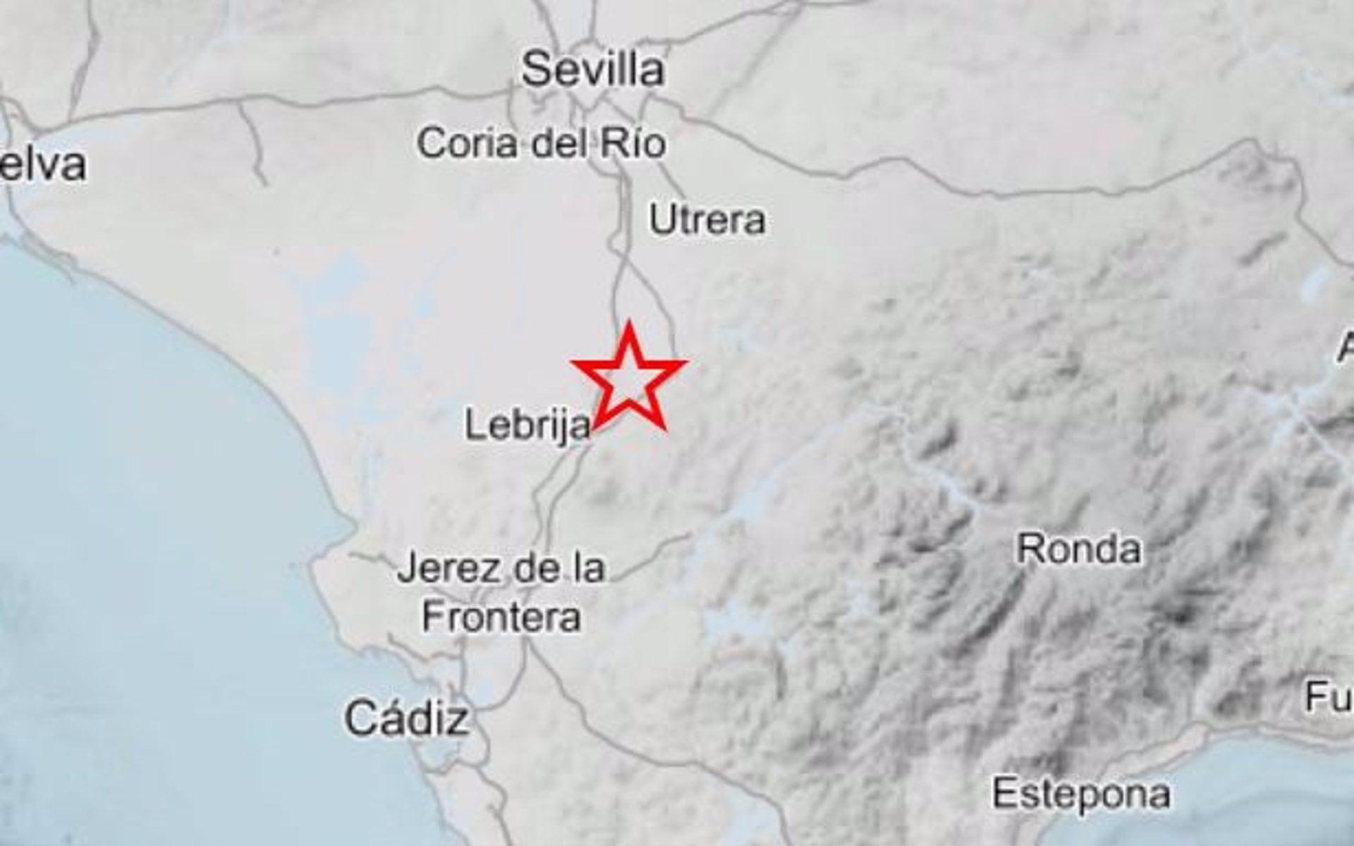 Terremoto con epicentro en Las Cabezas de San Juan (Sevilla).