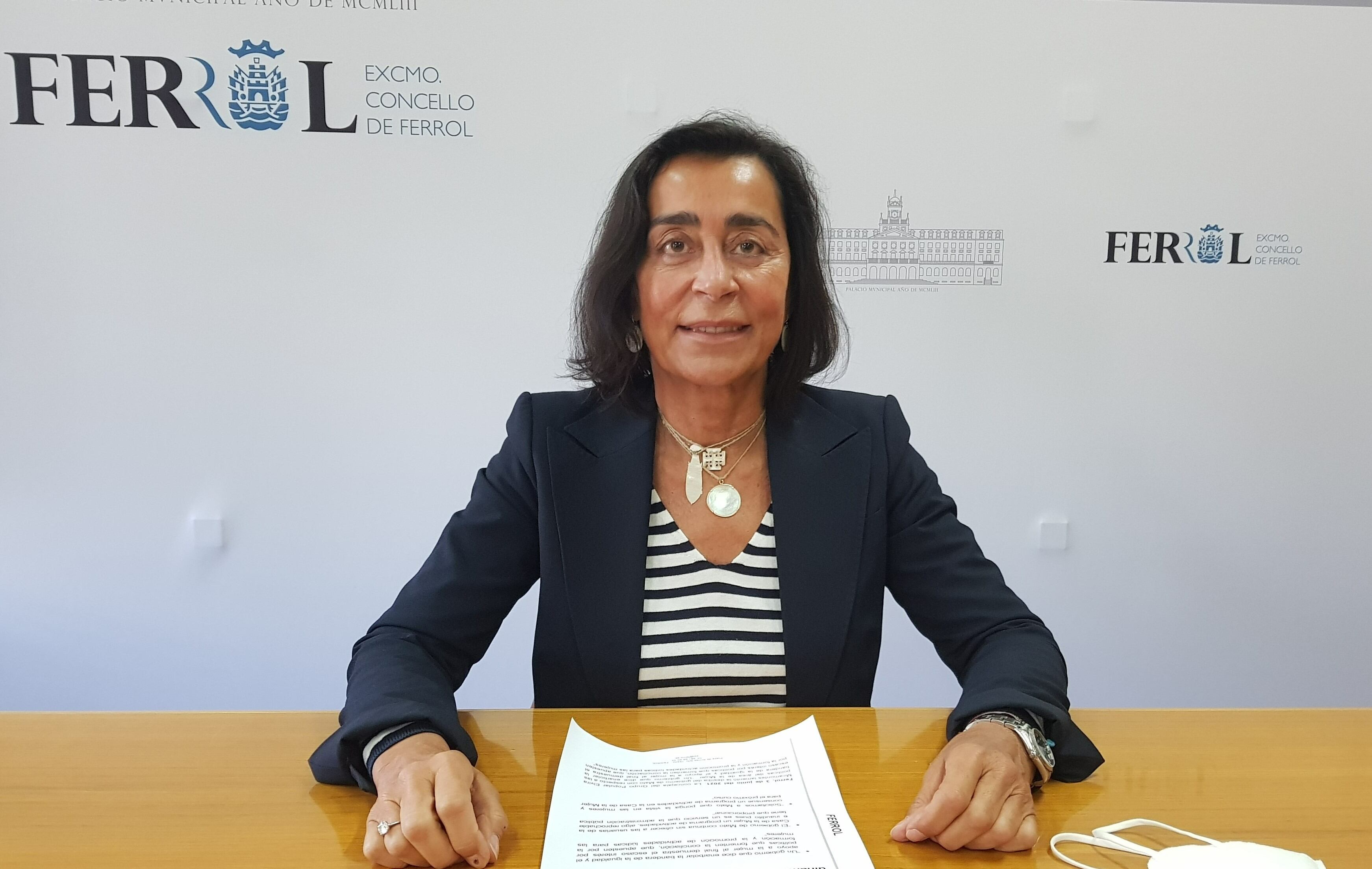 Elvira Miramontes, edil del PP en Ferrol