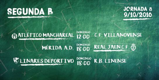 Partidos de la octava jornada del Grupo IV de la Segunda B.