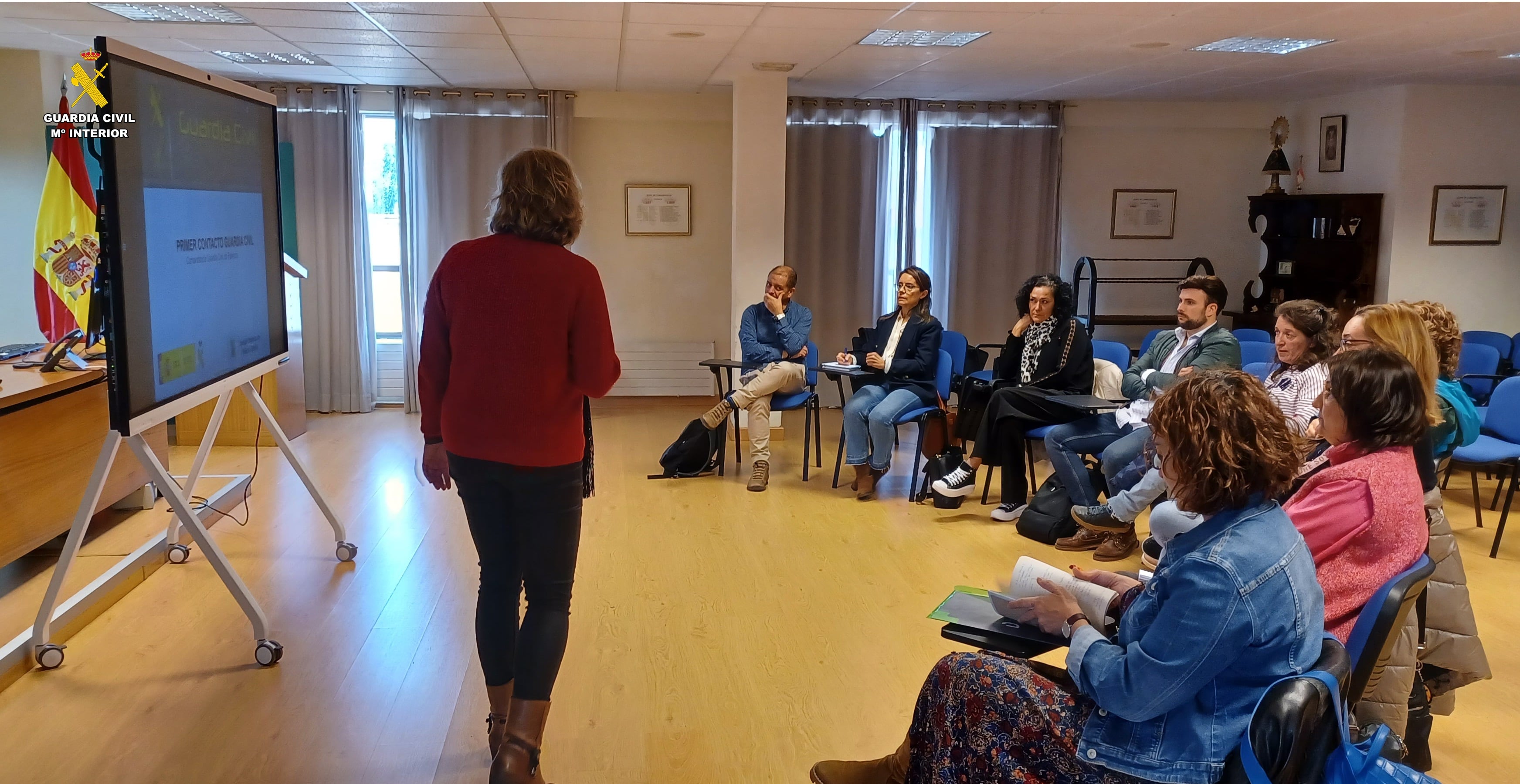 La Guardia Civil de Palencia colabora en la formación de los nuevos facilitadores procesales de Castilla y León