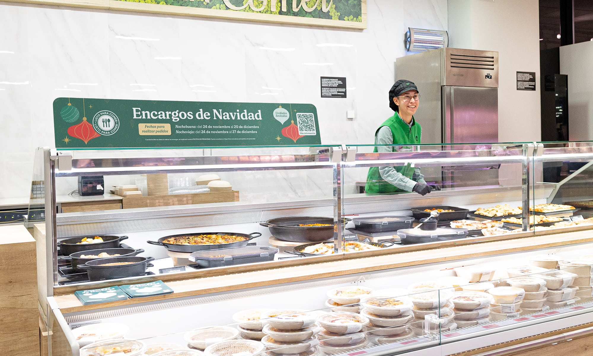 Espacio de comidas preparadas en Mercadona