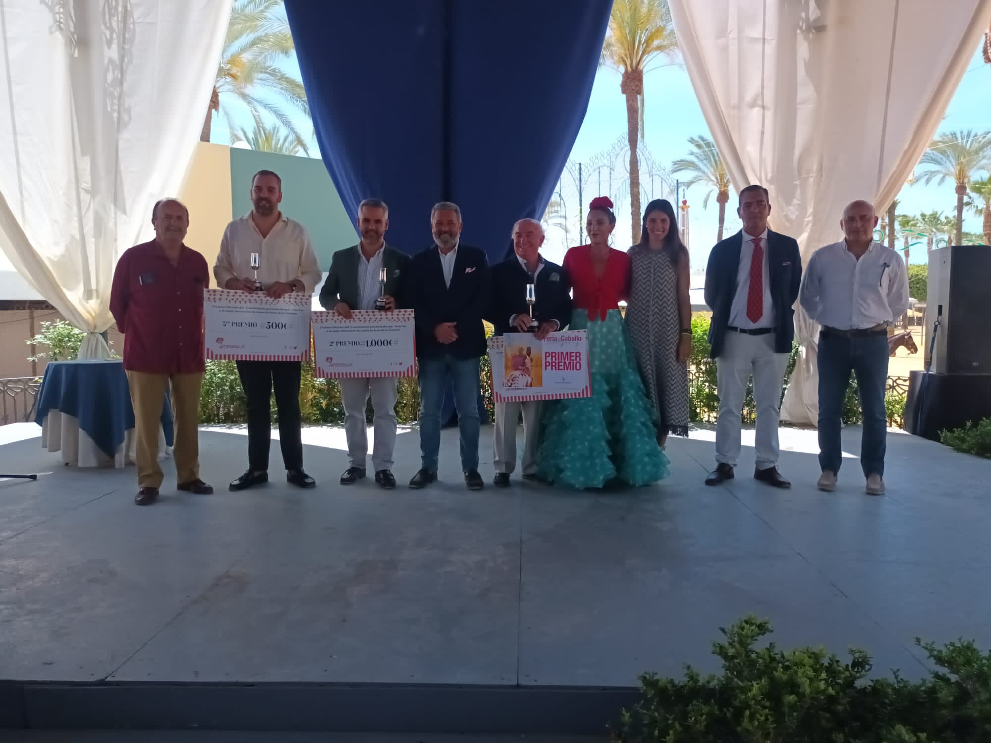 Entrega de los premios del concurso de casetas