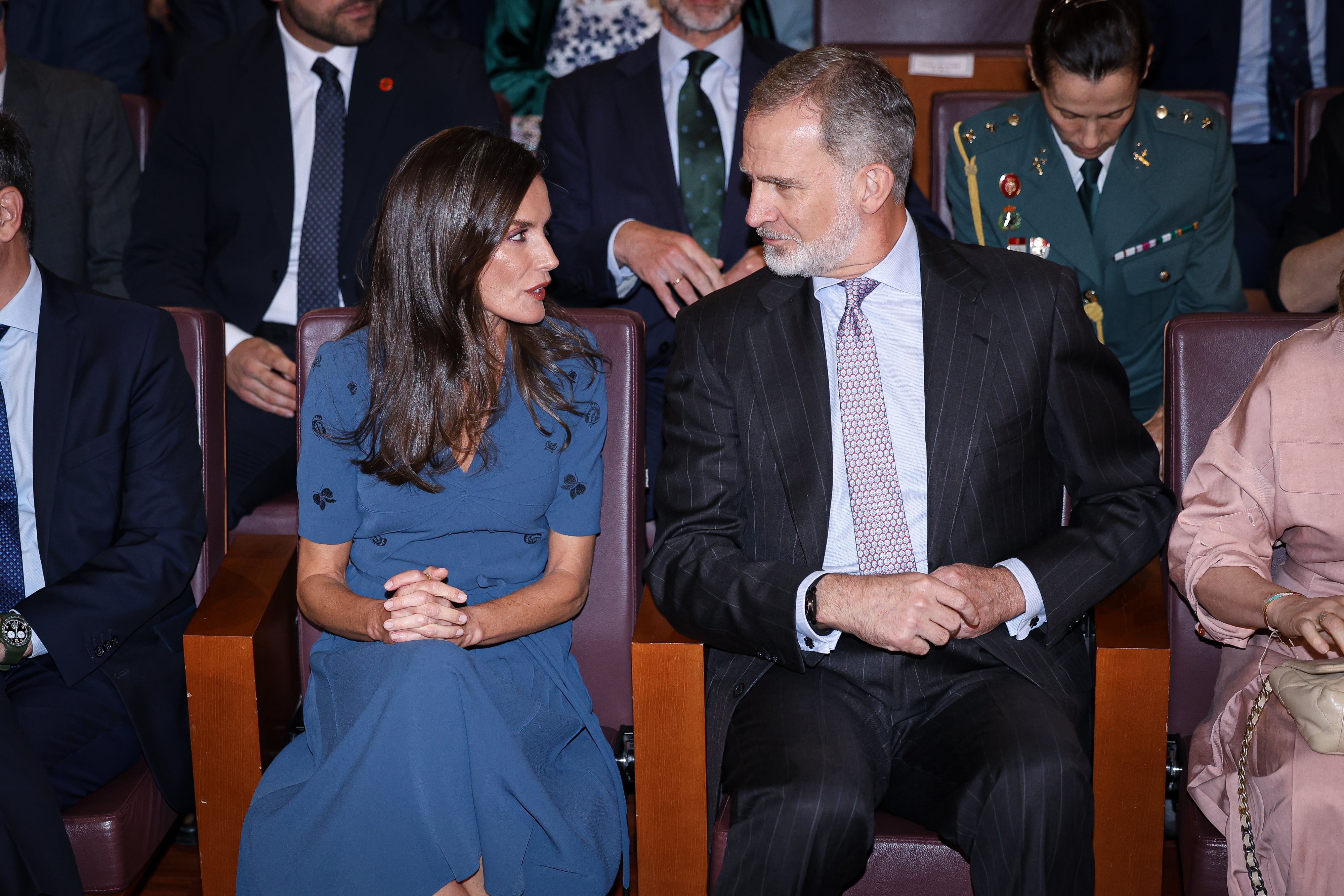 El rey Felipe VI y la reina Letizia en un evento.