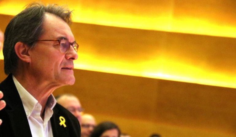 El expresidente del PDeCAt, Artur Mas, durante el Consell Nacional.