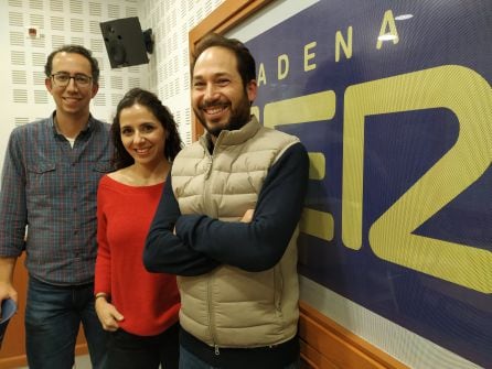 José María Martín, Patricia Huertas y Jacinto Molero.