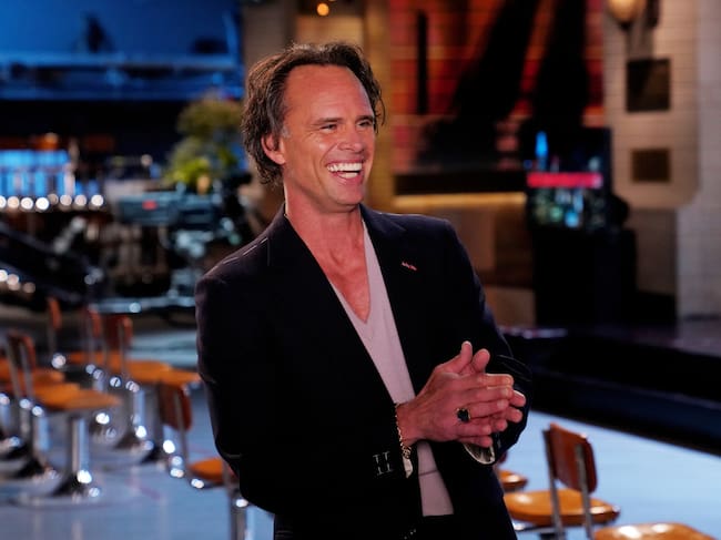El presentador Walton Goggins durante la grabación de los anuncios promocionales en el Estudio 8H el martes 6 de mayo de 2025