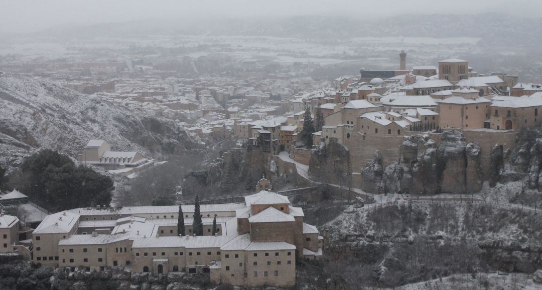 La nieve se ha extendido por toda la provincia de Cuenca este jueves