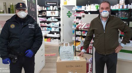 Donación de mascarillas especiales de la empresa CTL