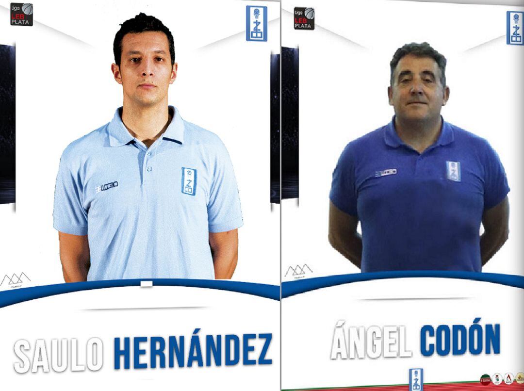 Saulo Hernández y Ángel Codón, responsables técnicos del CB Zamora