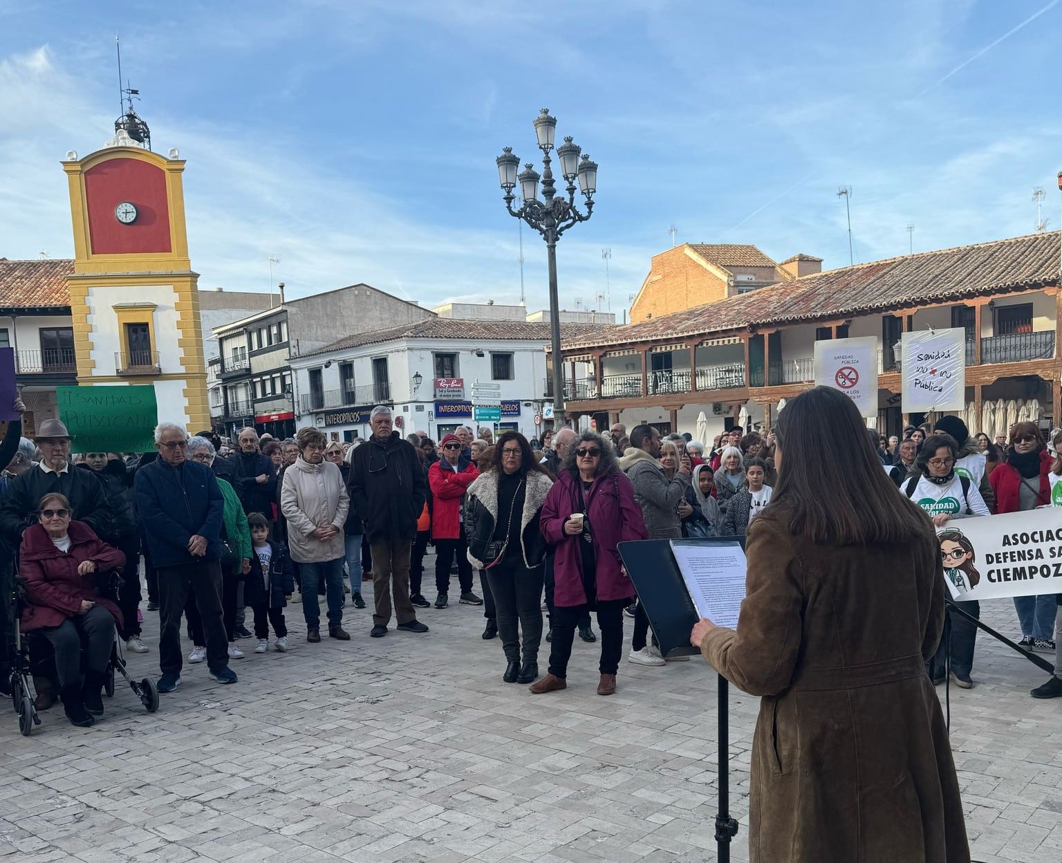 Los vecinos de Ciempozuelos han reclamado que su centro de salud cuente con profesionales y medios materiales suficientes