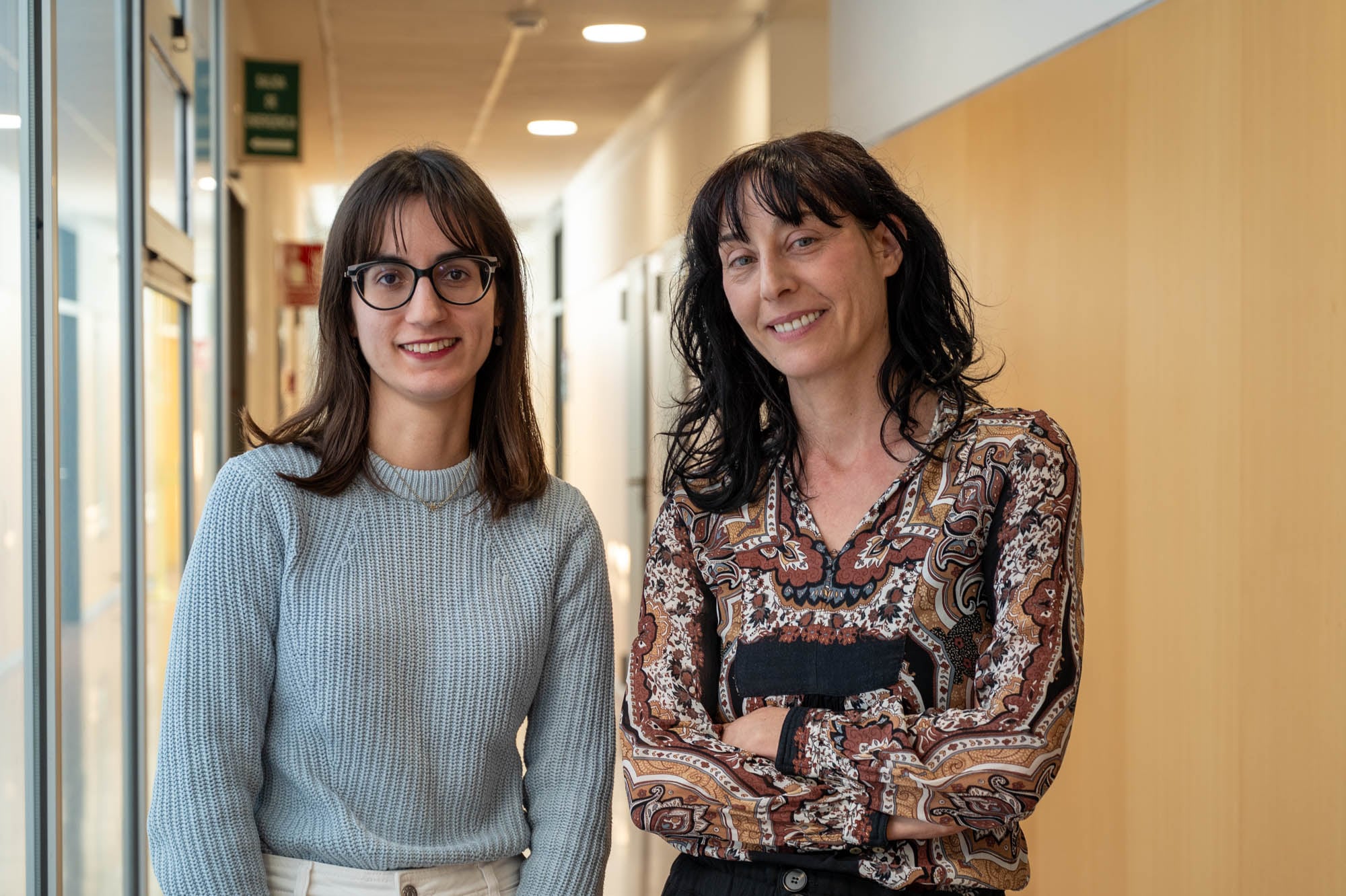 Las investigadoras del IN CSIC-UMH Beatriz Aznar Escolano y Sandra Jurado