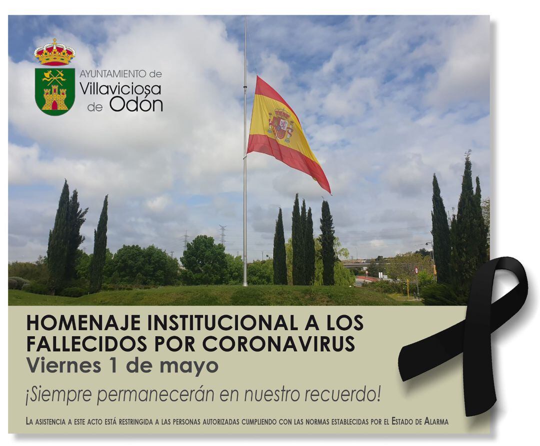 Villaviciosa de Odón organiza un homenaje institucional a las víctimas del virus