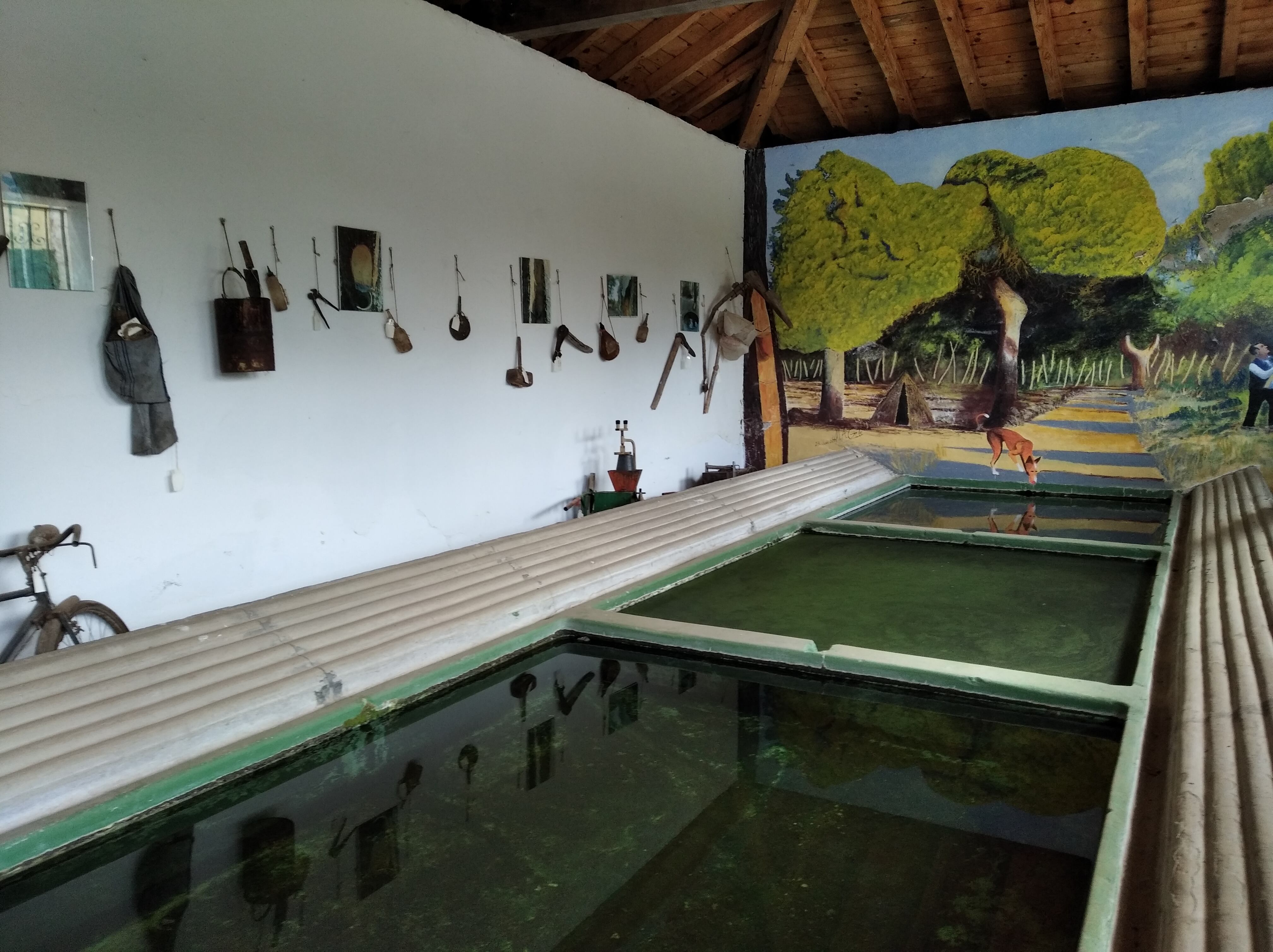 Museo de la resina del lavadero de Villanueva de Gumiel, una de las localidades subvencionadas