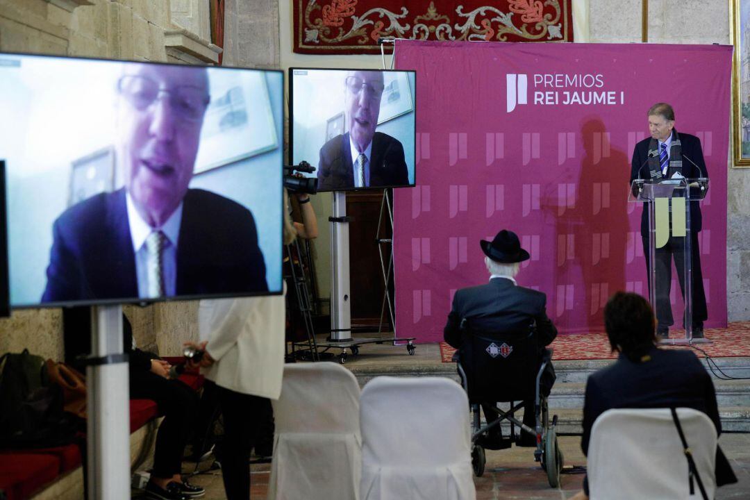 El Premio Nobel de Medicina 2011 Jules Hoffmann biólogo especialista en el sistema inmune, ofrece una rueda de prensa por videoconferencia con motivo de la nueva edición de los Premios Rey Jaime