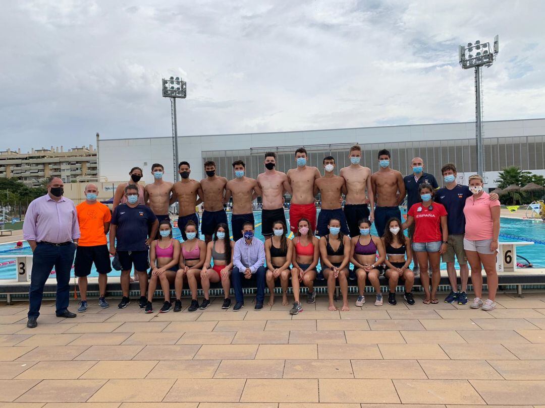 La Selección Española de natación y aguas abiertas