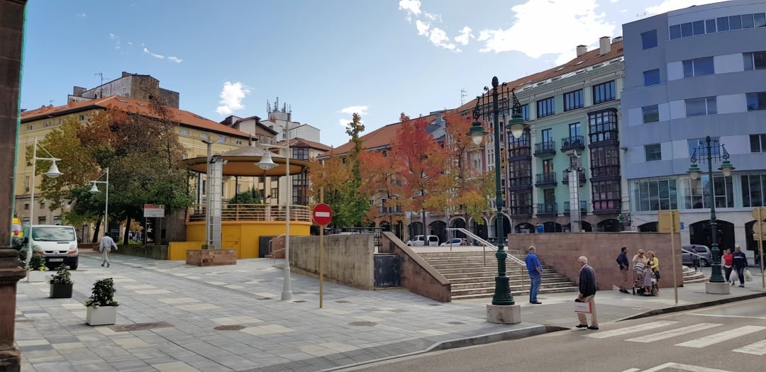 El proyecto contempla la eliminación del templete situado en la Plaza Mayor