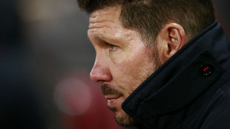 El técnico del Atlético Diego Pablo Simeone.