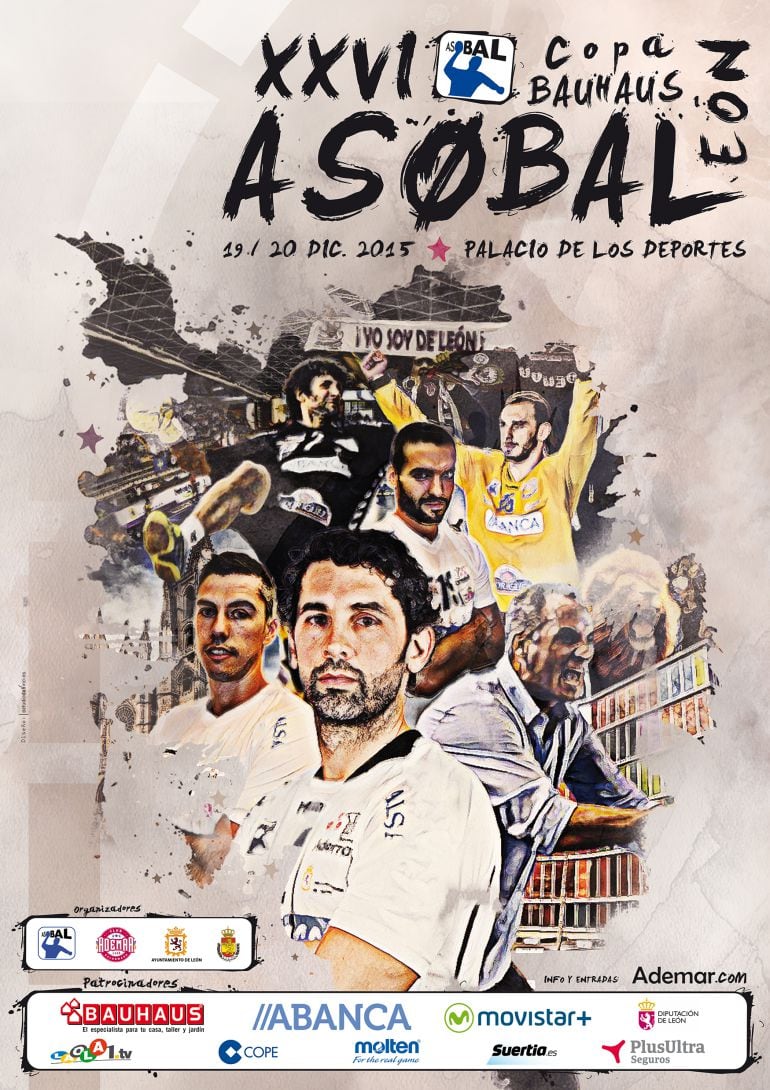 Cartel anunciador de la XXVI edición de la Copa Asobal