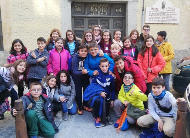 Alumnos de 6º de Primaria del Colegio Elena Fortún