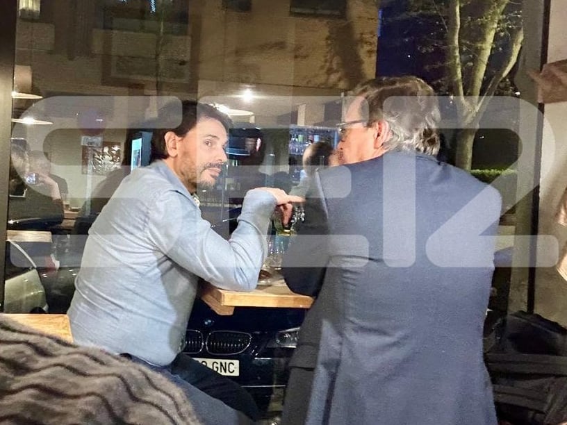 Reunión del senador del PP Alfonso Serrano con el novio de Díaz Ayuso, Alberto González Amador.