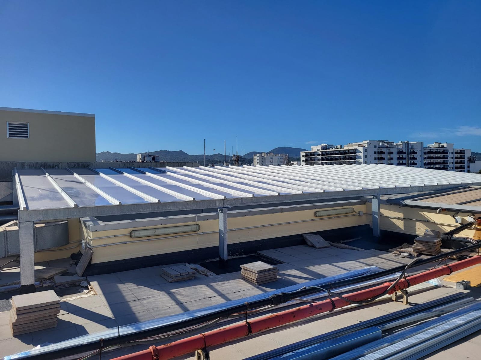 Imagen de la nueva impermeabilización