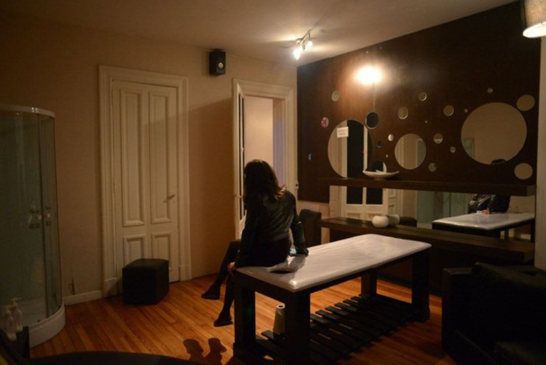 Imagen de archivo de un prostíbulo camuflado de 'spa'.