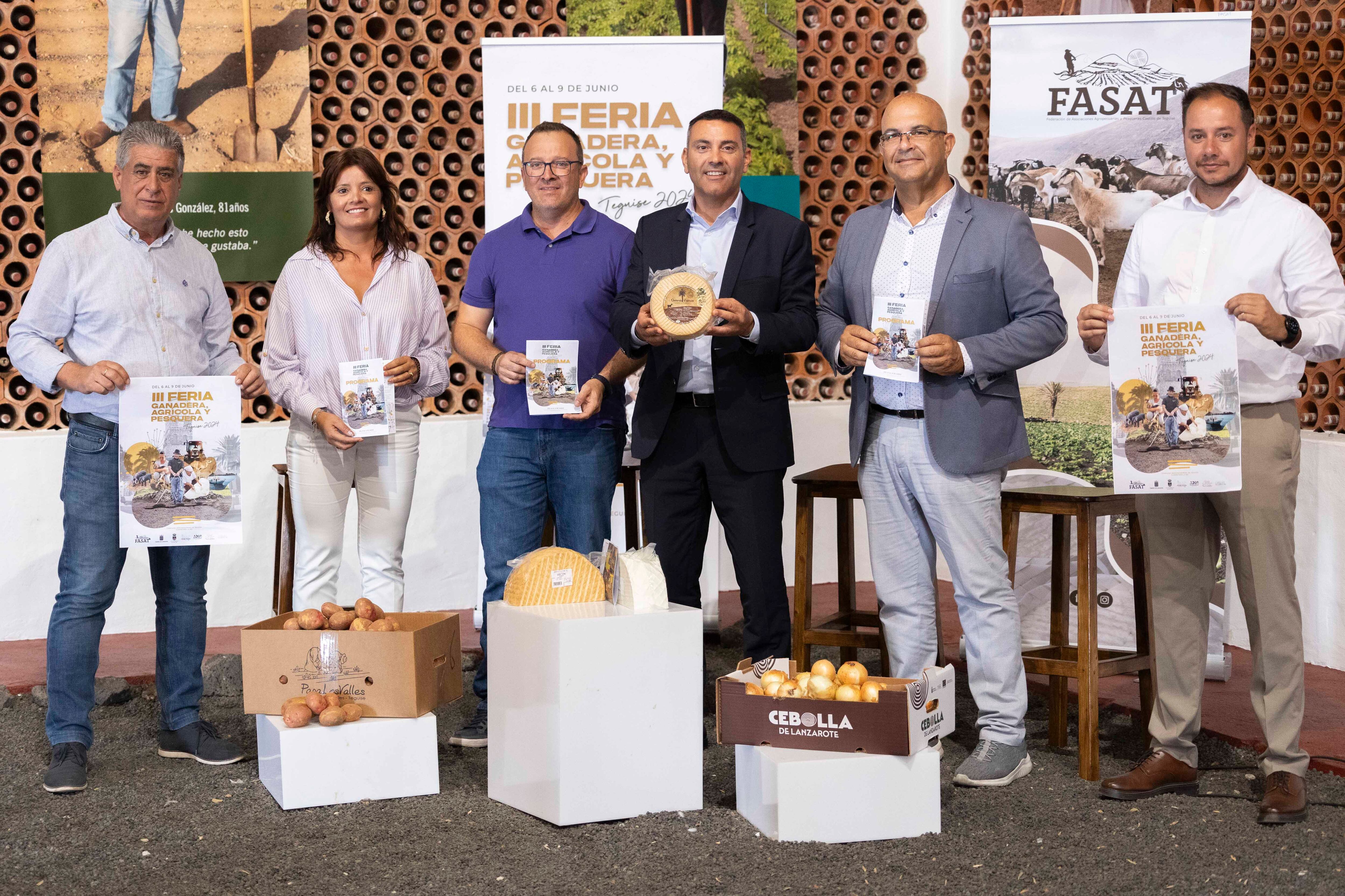 Presentación de la III Feria Ganadera, Agrícola y Pesquera 2024 de Teguise.