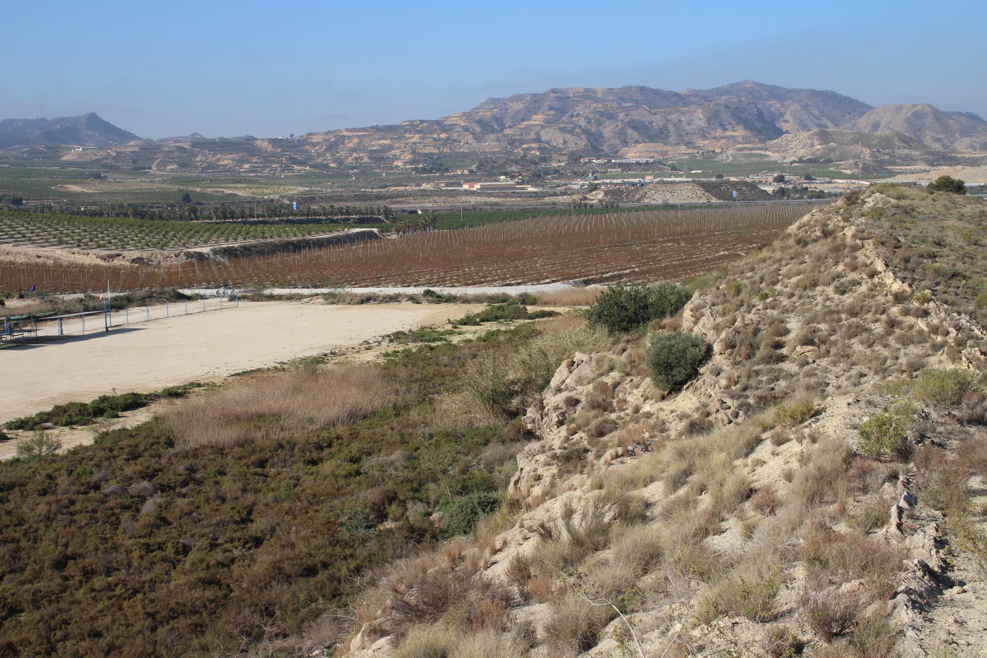 Zona de la presa de Tabala