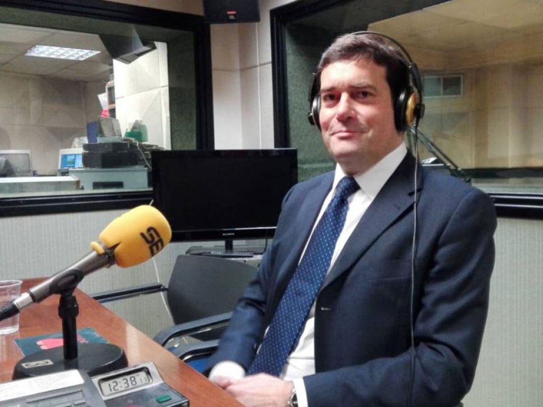  Ángel Macías, candidato de Por Zamora, en los estudios en el año 2019