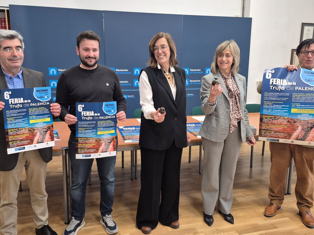 La Diputación impulsa la marca “Trufa de Palencia” en el Cerrato y celebra la VI Feria de la Trufa de Baltanás