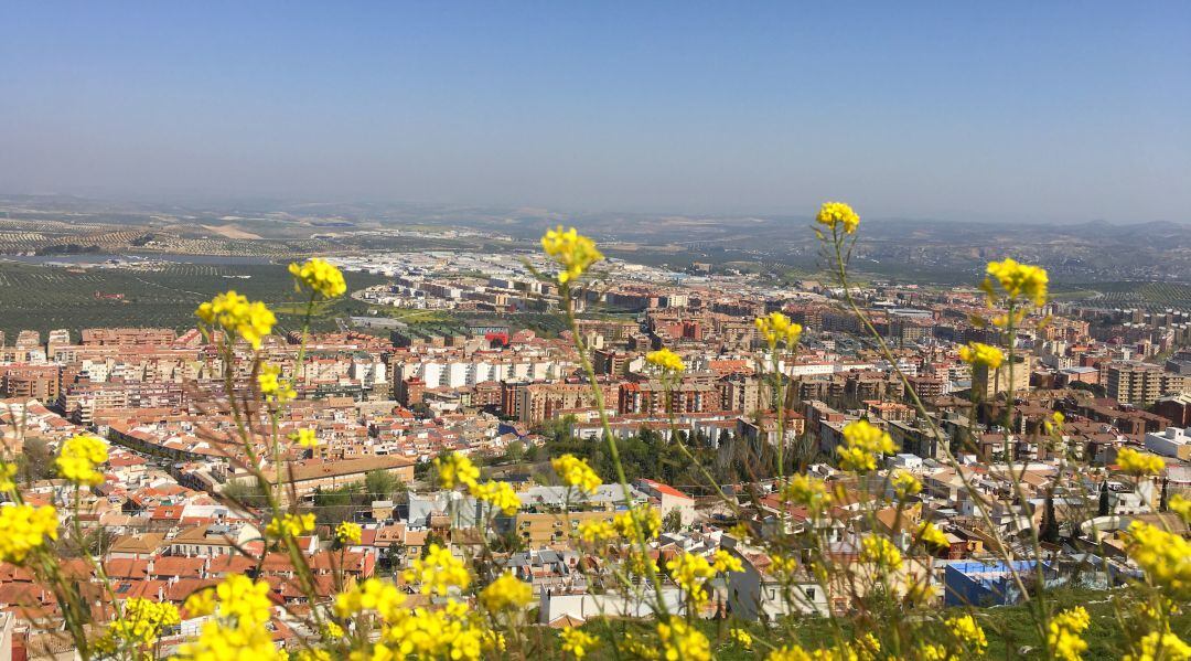 Vista de la ciudad de Jaén.